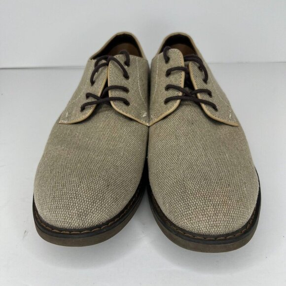 Izod Mens 016-0484 Oxford Smokey Beige Memory Foam Oxford Size 9.5M Dress Shoes main image 7